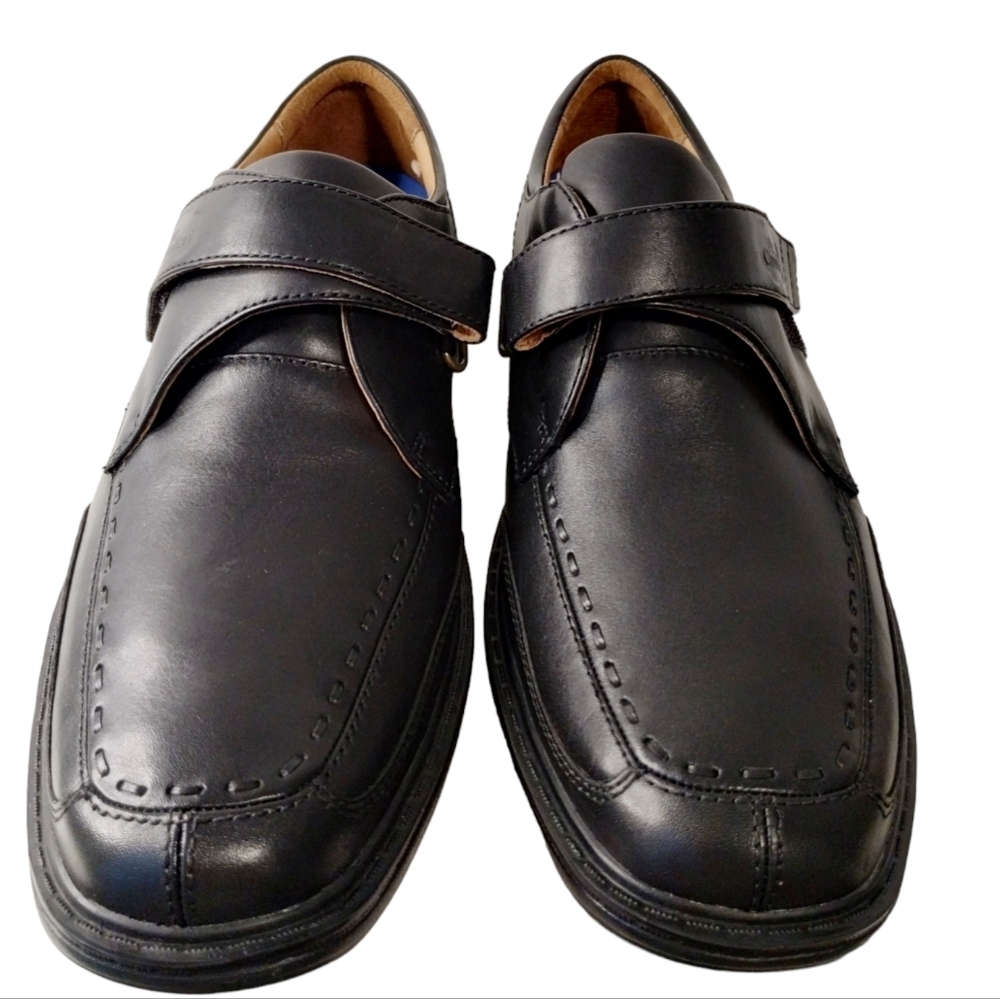 Dr. Comfort Frank Mens 12W Dress‎ Shoe Loafer Black Leather Diabetic Orthopedic•